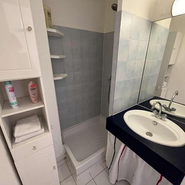 Appartement 4 couchages avec clim, terrasse, piscine et accès direct à la mer - FR-1-387-192 - Appartamento - 5