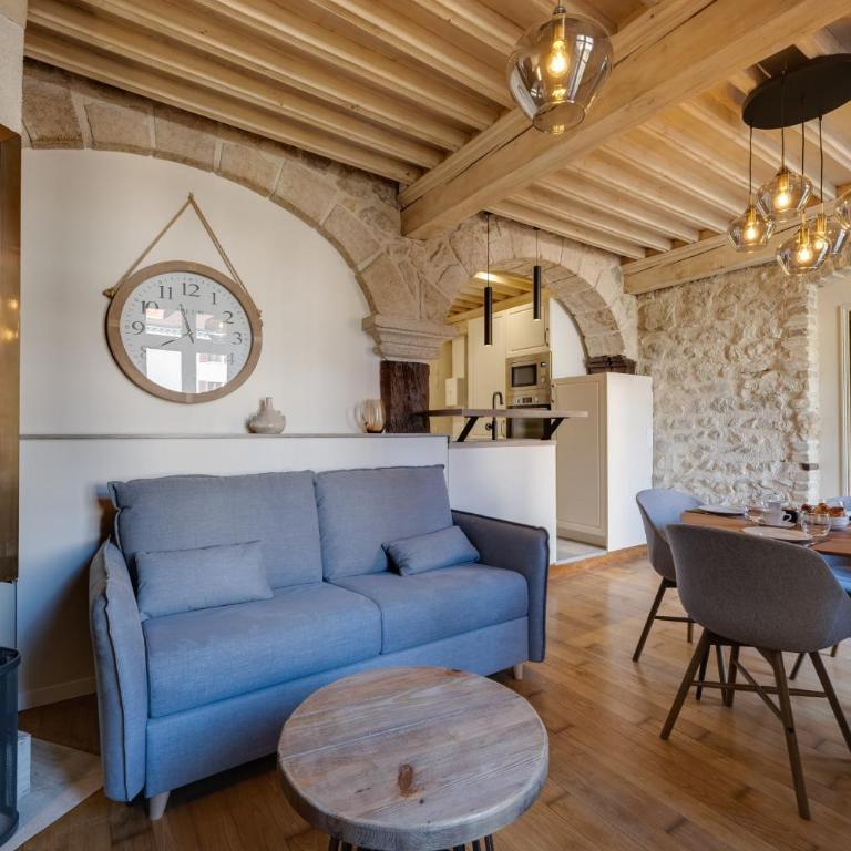 Le Balcon Perrière I - Appartement de charme avec vue directe sur le Thiou - Appartement - 12