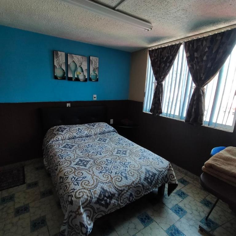 Casa Azul Aragon - Habitación Doble con baño privado - 13