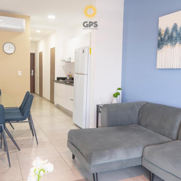 Depa en la marina a 5min de la playa by G P S rentas - Two-Bedroom Apartment - 12