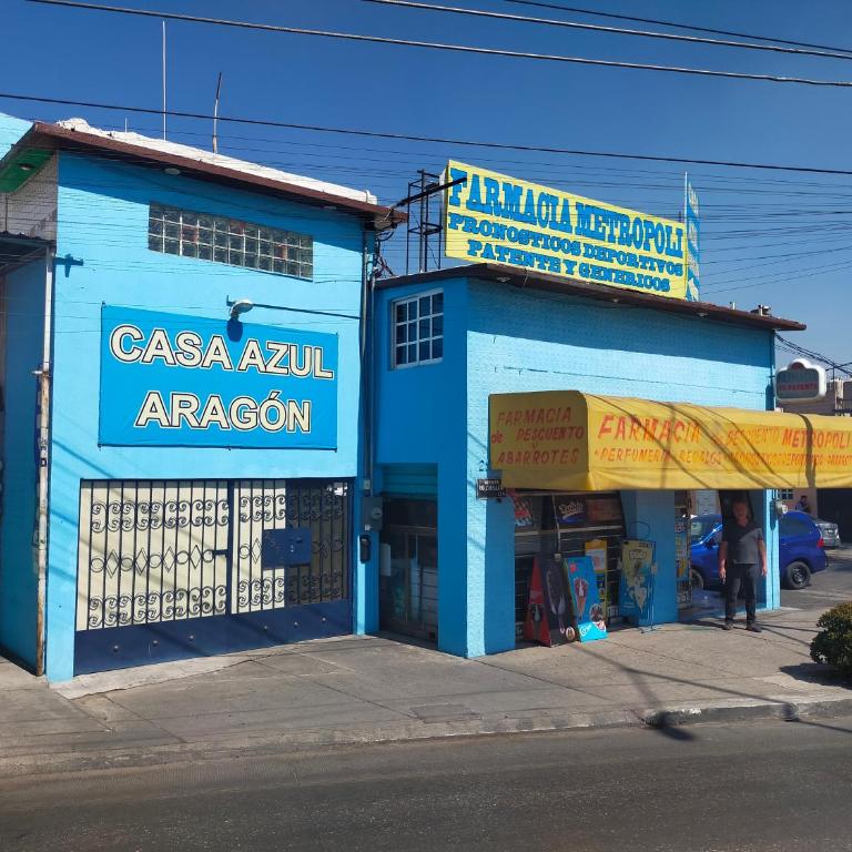 Casa Azul Aragon - Habitación Doble con baño privado - 16