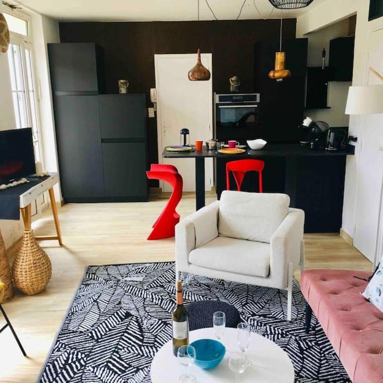 T3 VUE MER A 20 mètres de la PLAGE ANGLET BIARRITZ - Apartment mit 2 Schlafzimmern - 30