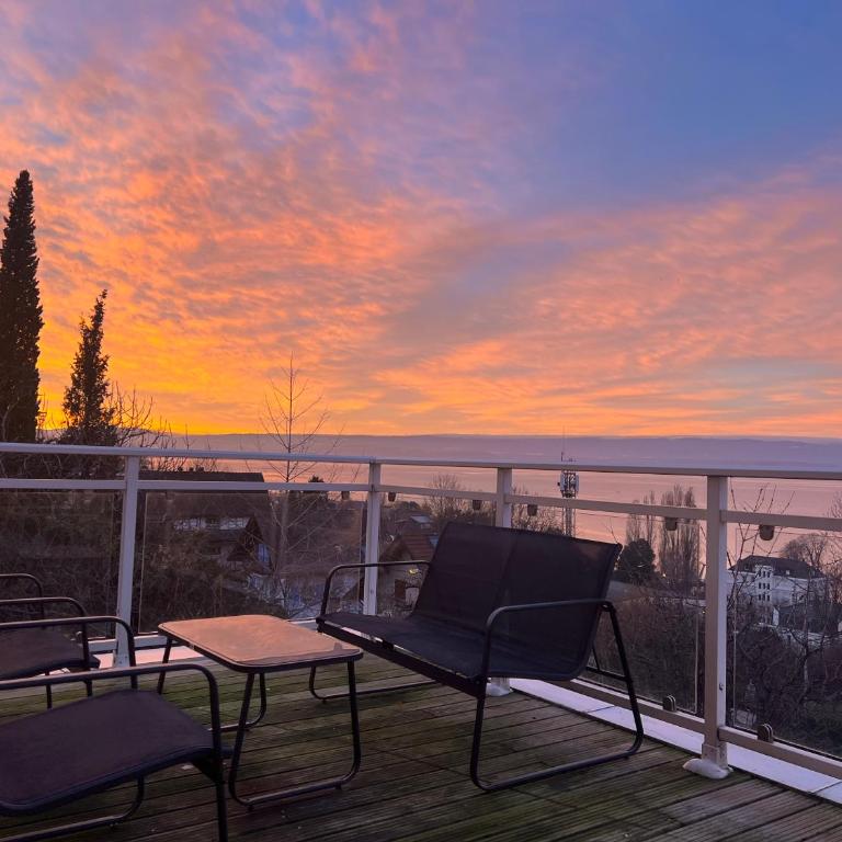 Léman Panoramique avec terrasse à deux pas du centre-ville - Three-Bedroom Apartment - 5