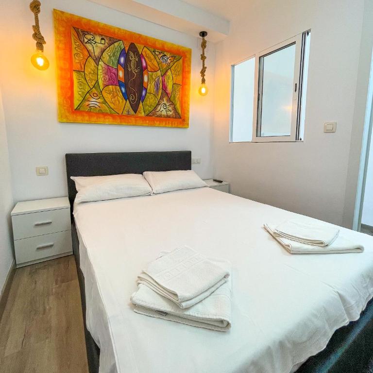 Calpe apartamento con vistas al mar impresionantes a 5 min de la playa aire wifi parking comunitario - Apartamento de 1 dormitorio - 5