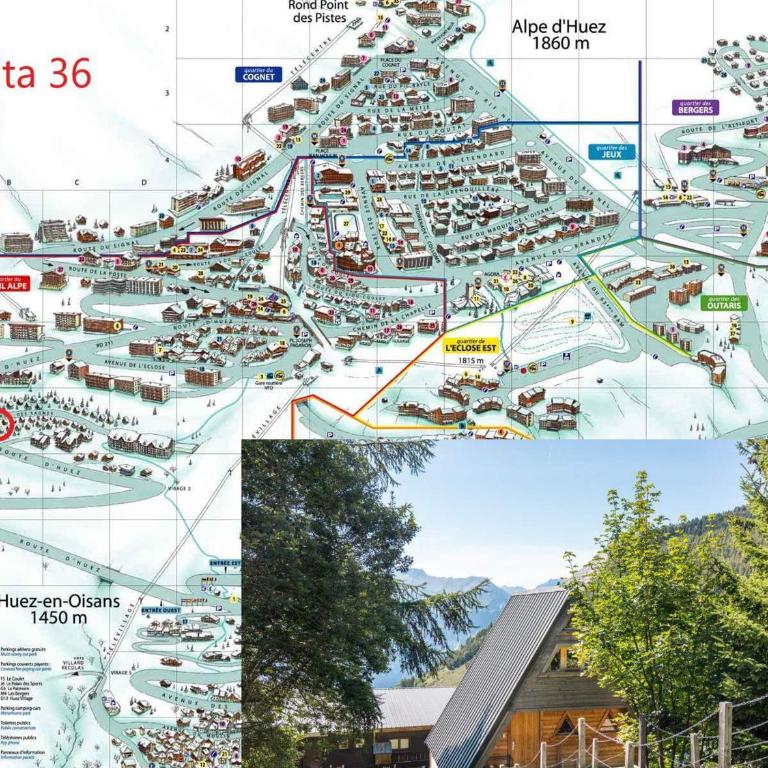 Chalet cosy à l'Alpe d'Huez pour 8 pers avec wifi - Chalet 3 Chambres - 6