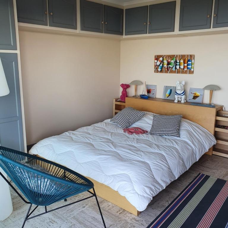 Appartement vue mer panoramique, plage 150M, terrasse, parking privé, clim - Appartement 1 Chambre - 6