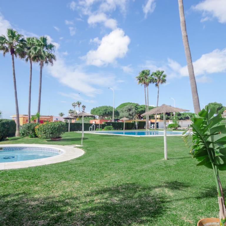 Laja Bermeja, piscina y primera línea de La Barrosa - Apartamento - 36