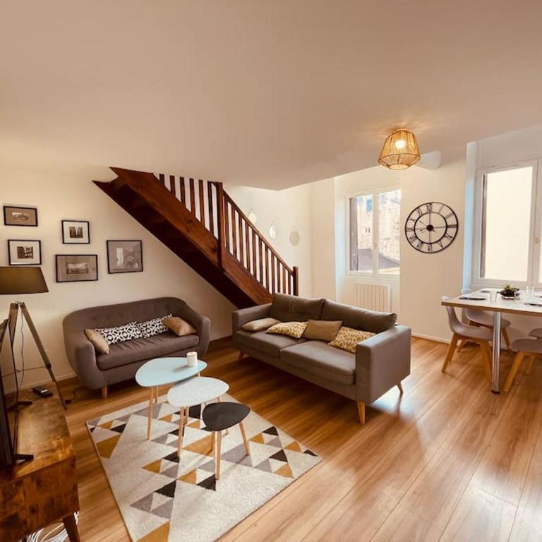 Bel Appart' 4 chambres duplex Durafour - Apartment - 4