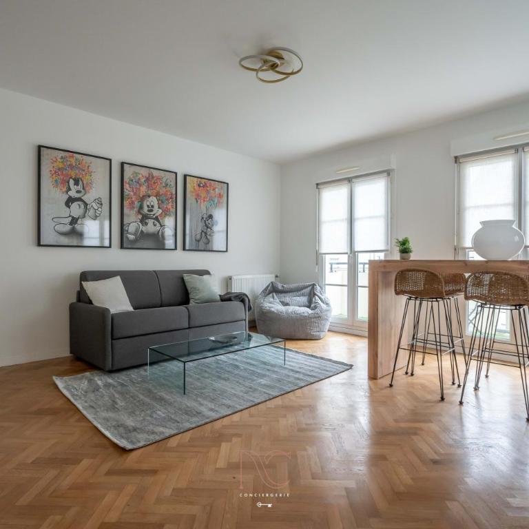 *Disneyland-Paris* duplex 7pers, Parking, Wifi, Netflix - Apartment mit 2 Schlafzimmern - 12