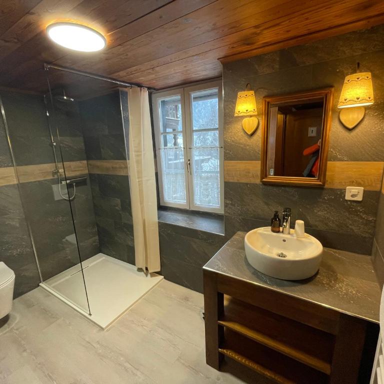 Family B&B Le Vieux Chalet - Familienzimmer mit eigenem Bad - 3
