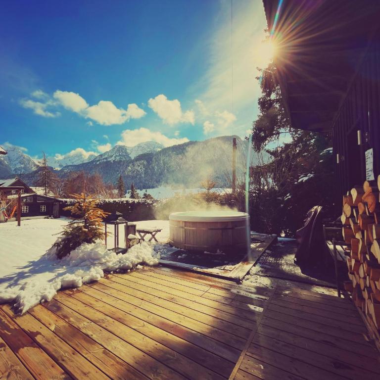 Family B&B Le Vieux Chalet - Zweibettzimmer mit eigenem Bad - 1