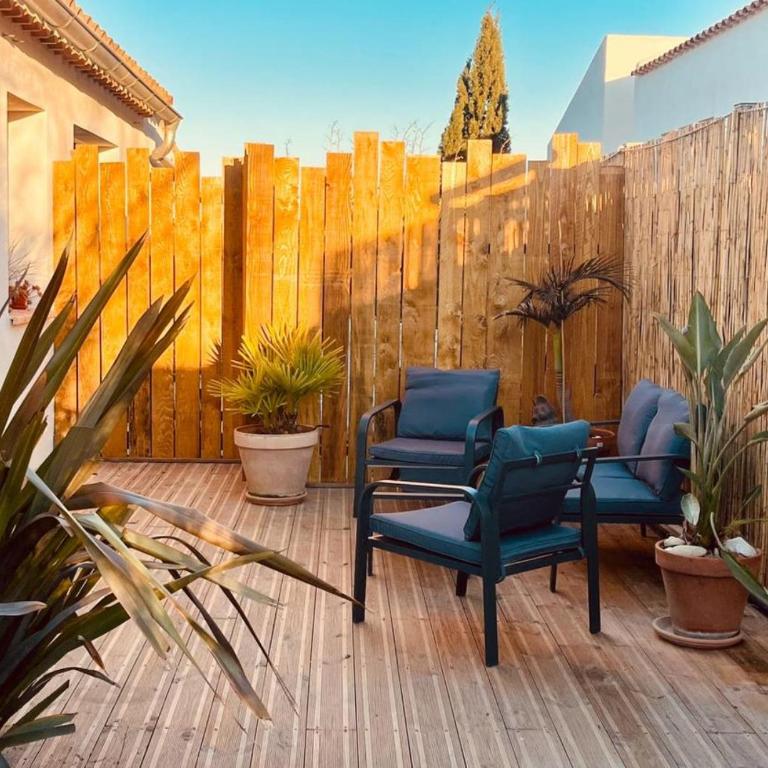 La Villa Vaihéré en Camargue, l'Hibiscus et le Magnolia - Apartment mit 2 Schlafzimmern - 4