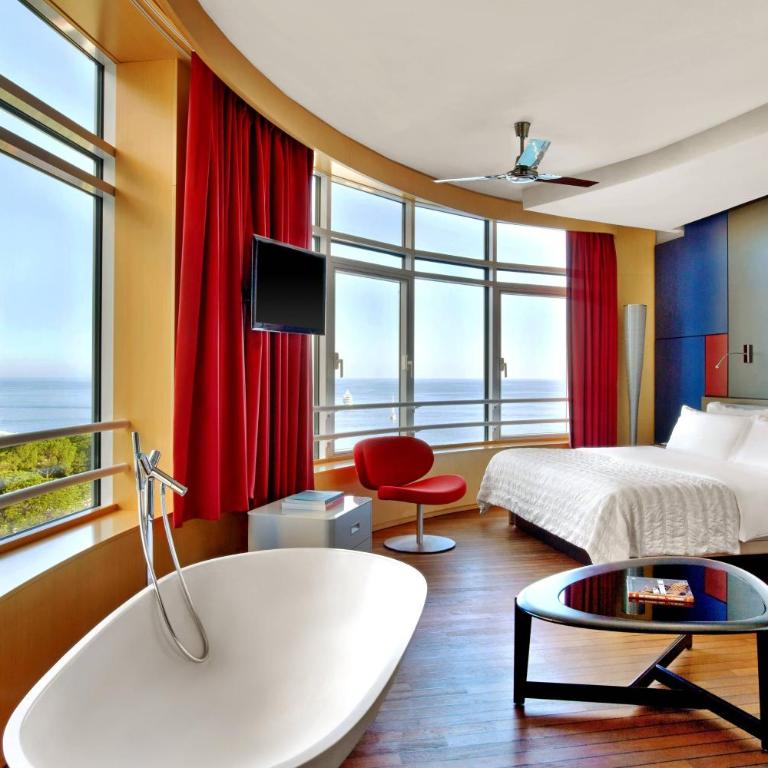 Le Méridien Beach Plaza - Design Suite mit 1 Schlafzimmer, Kingsize-Bett und eingeschränktem Meerblick - 2
