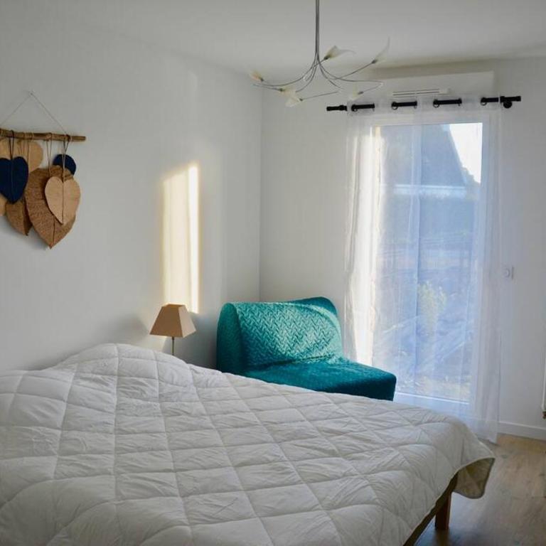 TY DOLMEN DU - 2 vacanciers - Jardin clos - Petit chien bienvenu - 2 vélos - Plages et Commerces à pied - Appartement 1 Chambre - 25