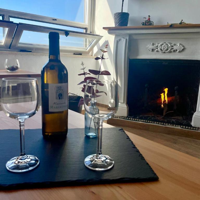 GATU Casa Muse junto a la playa, vista al mar, aire acc, terraza, wifi y chimenea " Preferente mayores de 21 años y familias " - Apartamento con vistas al mar - 10