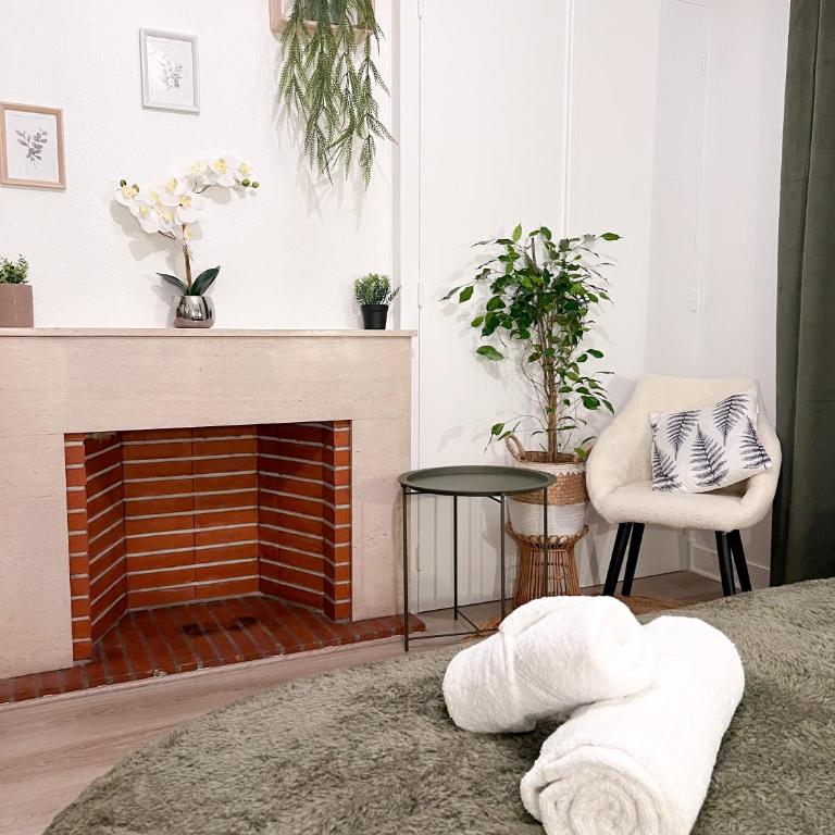 Le jardin secret d'Amiens Hypercentre cathédrale, Parking - Two-Bedroom Apartment - 5