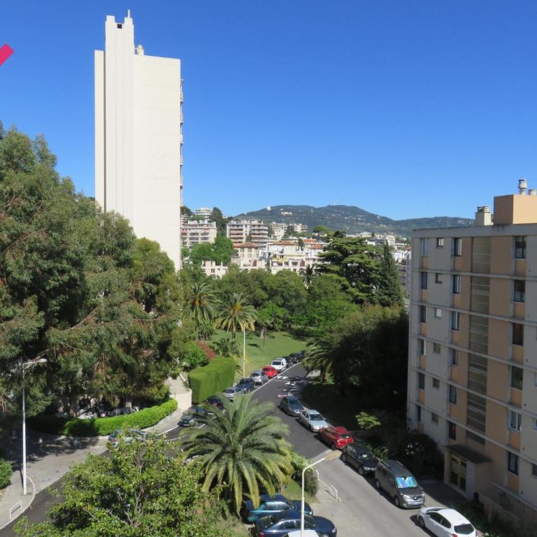 NICE NORD 2 PIECES CALMES,WIFI,CLIM,BALCON,PARKING - Apartment mit 1 Schlafzimmer - 34