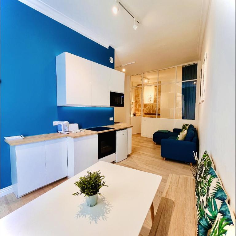 Perle Bleue - Charme & Sérénité Hyper-Centre - Apartment mit 1 Schlafzimmer - 3