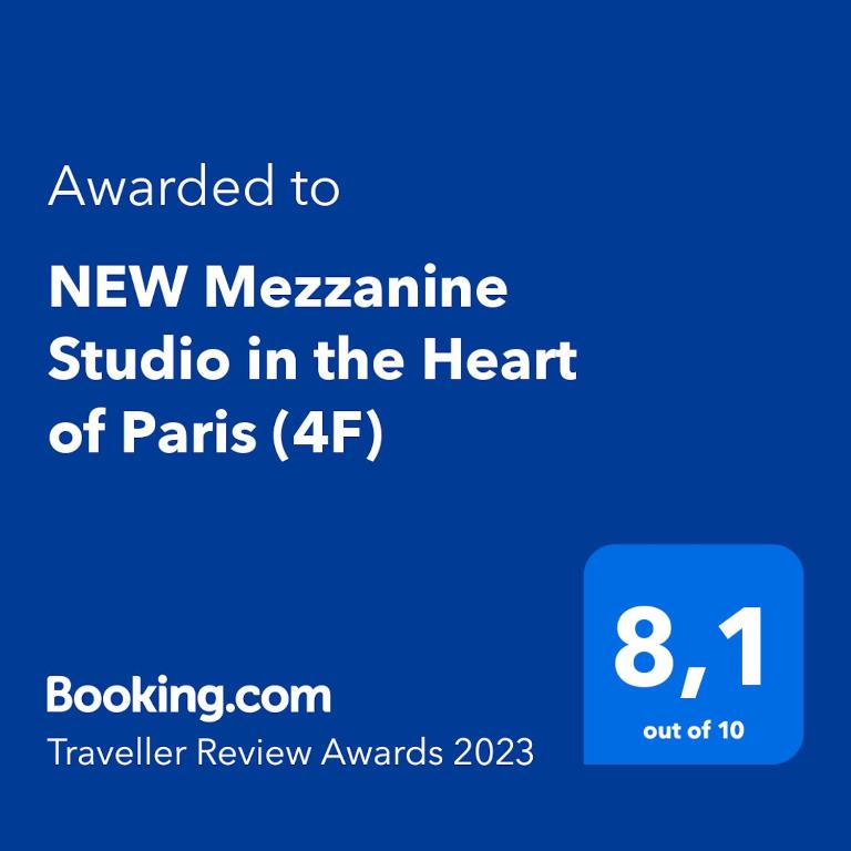NEW Mezzanine Studio in the Heart of Paris (4F) - Studio Supérieur - 25
