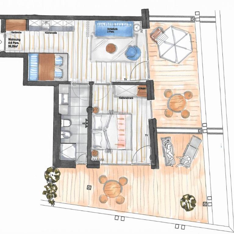 Residence Sägemühle - Apartment with Terrace - 2