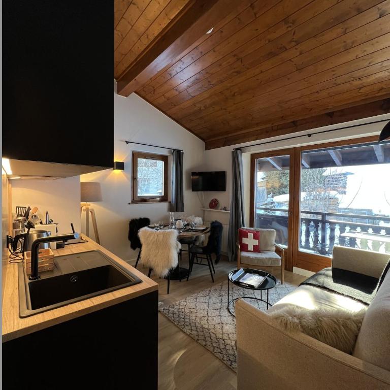 N5 Megève - Résidence de L'ours - appart 4 pers - Appartement 1 Chambre - 9