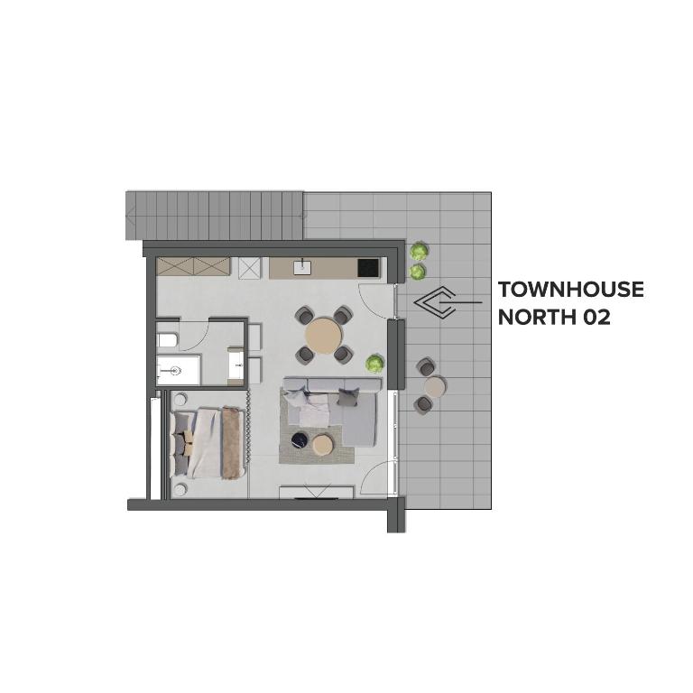 GOING TRIPLE A apartments NORTH - Apartment mit 1 Schlafzimmer - 11