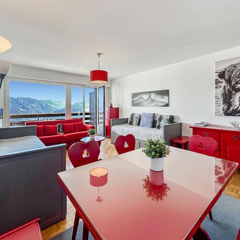 Pied-à-terre in Crans-Montana, pool and view - Swiss Alps - Appartement avec Vue sur la Montagne - 1