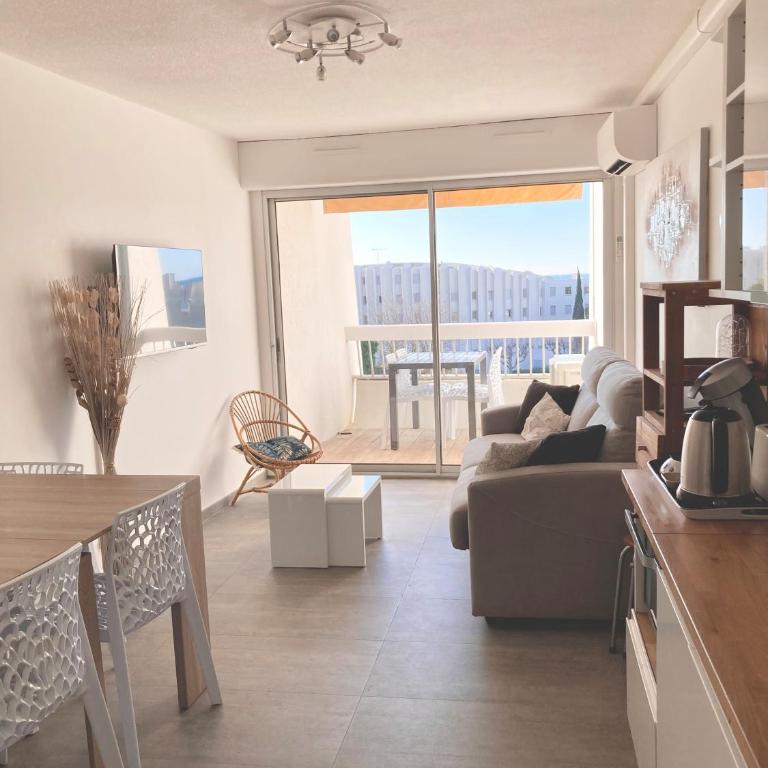 Etoile dorée, vue mer, plage, clim, commerces, 3 étoiles - One-Bedroom Apartment - 2