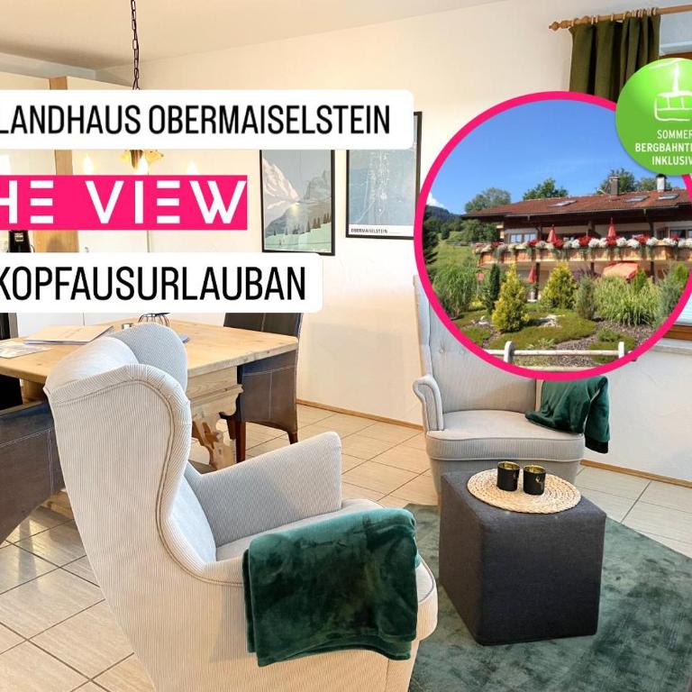 Landhaus Obermaiselstein "THE VIEW" - Appartamento con 1 Camera da letto con doccia - 1