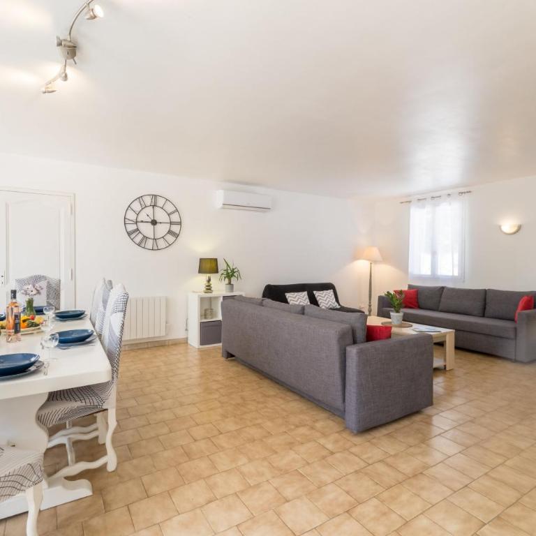 La Grande Auguière, villa familiale et spacieuse au cœur du vignoble et à 300m de la mer - Villa mit 3 Schlafzimmern - 9