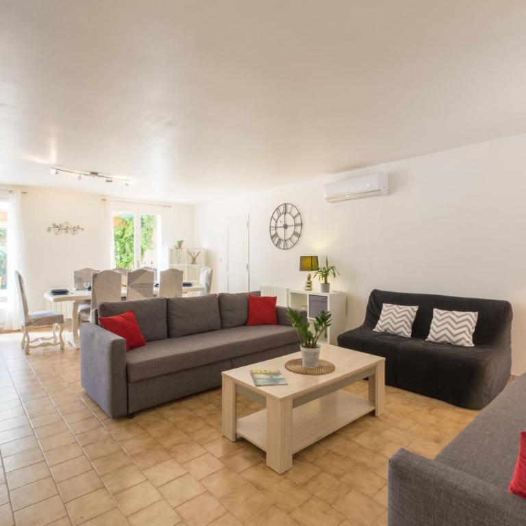 La Grande Auguière, villa familiale et spacieuse au cœur du vignoble et à 300m de la mer - Villa mit 3 Schlafzimmern - 12