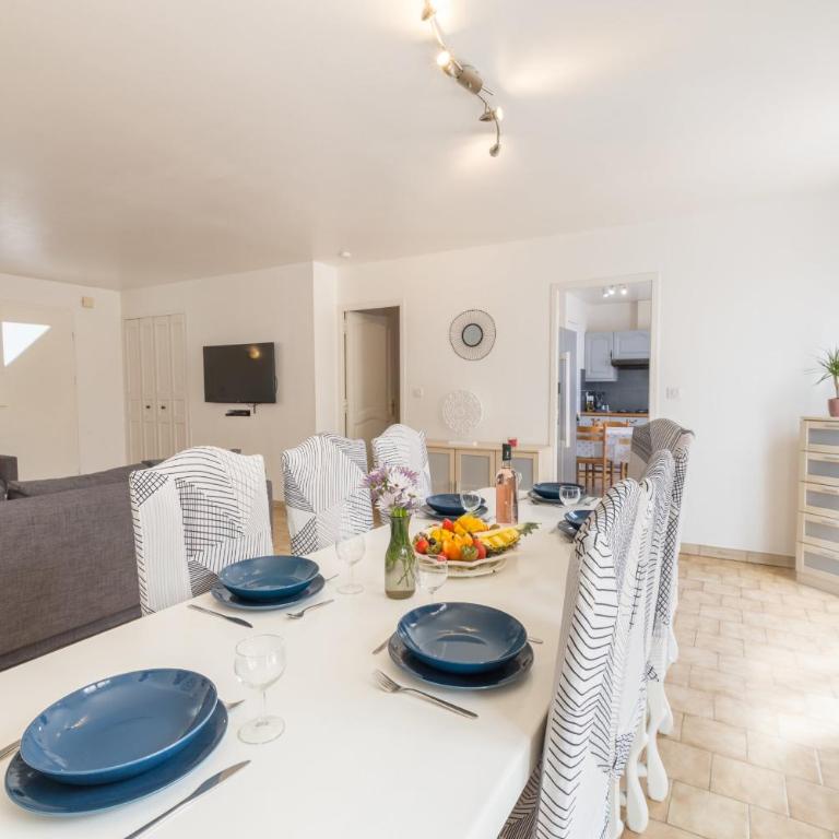 La Grande Auguière, villa familiale et spacieuse au cœur du vignoble et à 300m de la mer - Villa mit 3 Schlafzimmern - 11