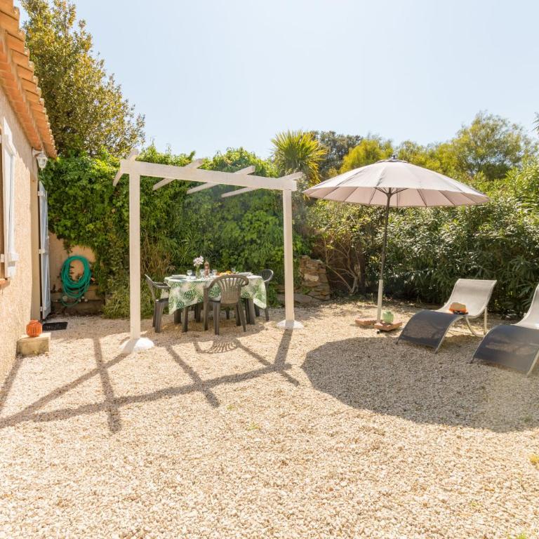 L’Auguière Ouest, maisonnette au cœur du vignoble proche de la mer et des sentiers côtiers - Haus mit 1 Schlafzimmer - 4