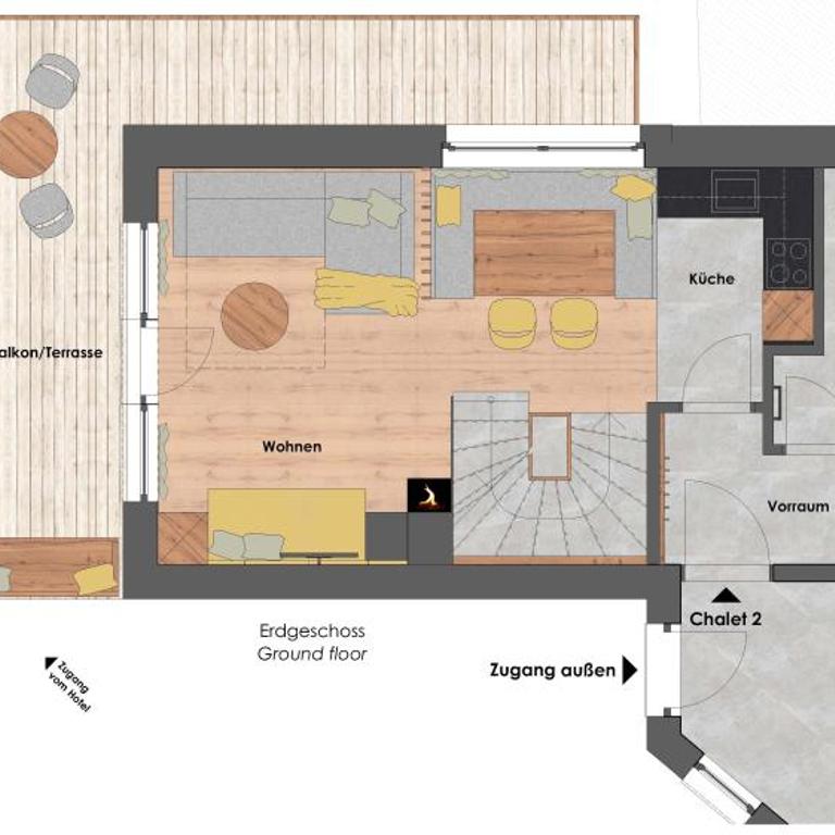 Premium Chalets by ZAGLGUT, Zell am See-Kaprun - Wellness & Infinity Pool, Air Conditioning, Panoramic Views & Summer Card Included - Panorama-Chalet mit 3 Schlafzimmern und Sauna - 21