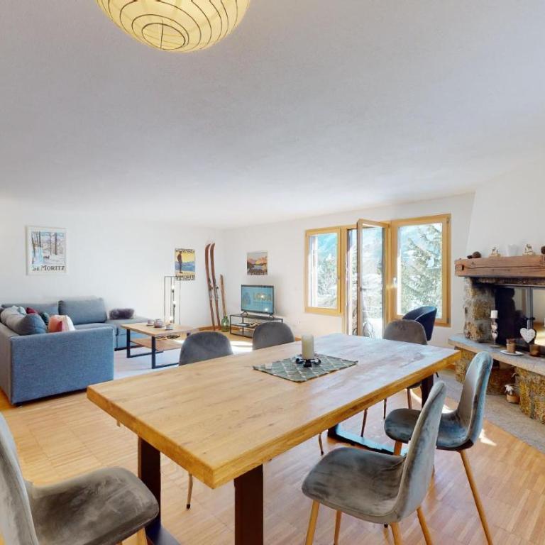 Abitaziun Cuntainta 1 - Champfèr - Apartment mit Blick auf die Berge - 3