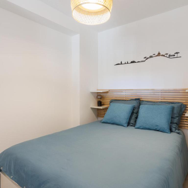 Appartement avec jardin, clim & piscine - Proche plages et randos, parking privé - La Girelle - Apartment mit 1 Schlafzimmer - 4