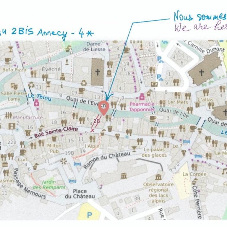 Gite urbain AU 2BIS - Annecy - Appartement avec Vue sur le Canal - 35
