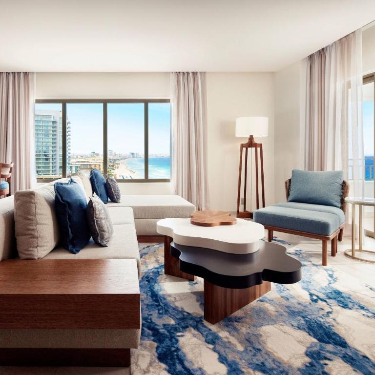 JW Marriott Cancun Resort & Spa - Grand Ocean Front Suite, 1 Bedroom Larger Suite, Oceanfront - 2