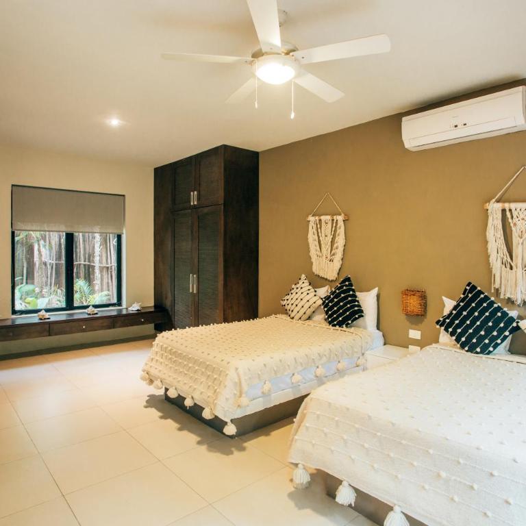 Orchid House Tulum Jungle - Habitación Doble Deluxe - 2 camas dobles - 2