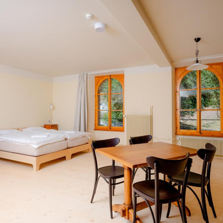Grand Hotel du Cervin - Auberge de jeunesse et spa - Etagenbett im gemischten Schlafsaal - 1