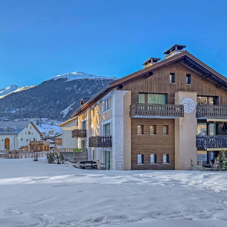 Abitaziun Curtins 1 6 - La Punt Chamues-ch - Apartment mit Blick auf die Berge - 29