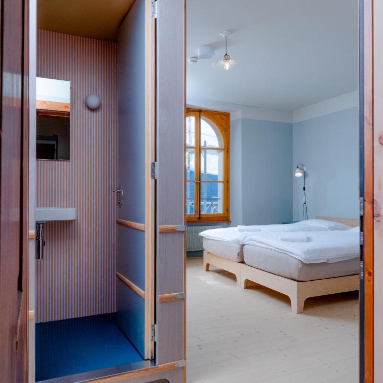 Grand Hotel du Cervin - Auberge de jeunesse et spa - Doppelzimmer mit Bergblick - 1