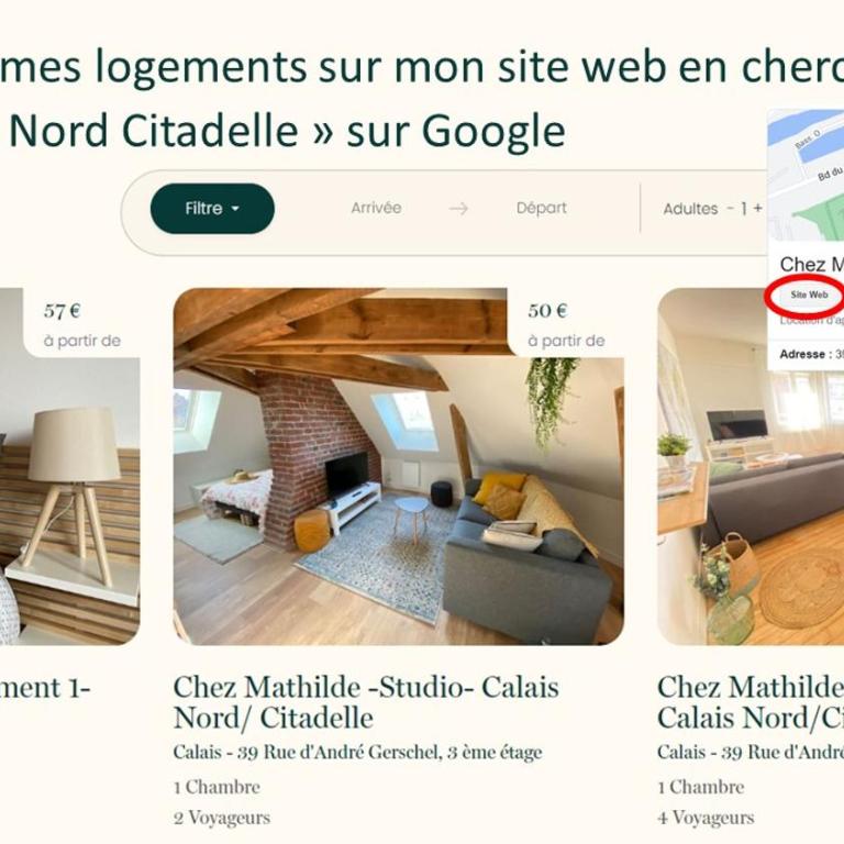 Chez Mathilde Studio Calais Nord Citadelle - Appartement 1 Chambre - 20