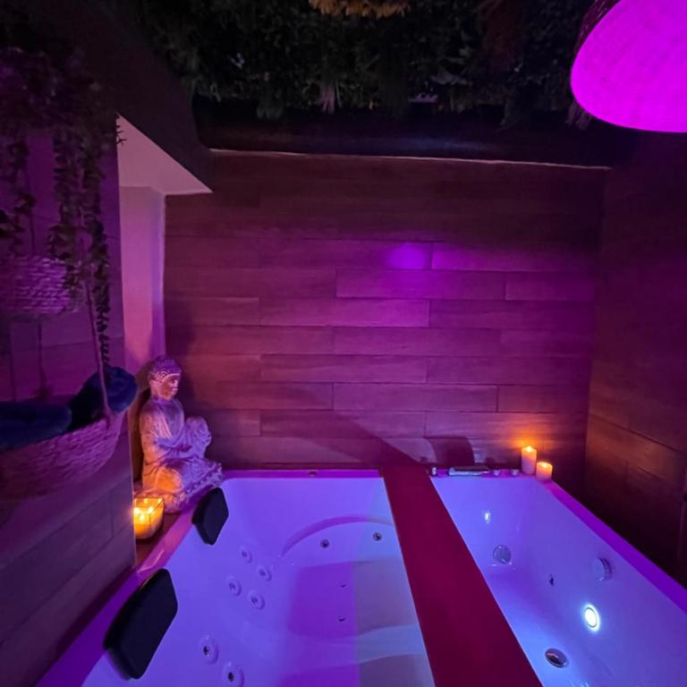 Le balneo jacuzzi Vieil Antibes Safranier - Apartment mit 1 Schlafzimmer - 7
