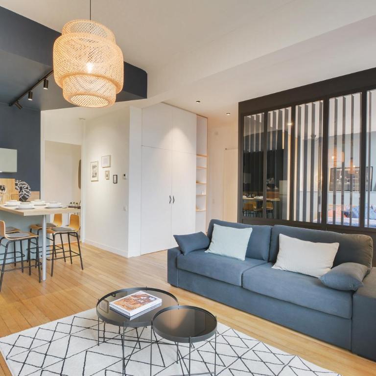 Loft Doryan ! Blue Haussmannien - Centre Gare - Excelsior - 2 à 4 pers - Appartement 1 Chambre - 2