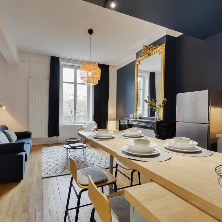 Loft Doryan ! Blue Haussmannien - Centre Gare - Excelsior - 2 à 4 pers - Appartement 1 Chambre - 8