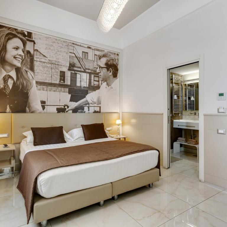 Partenope Relais - Doppel-/Zweibettzimmer mit seitlichem Meerblick - 1
