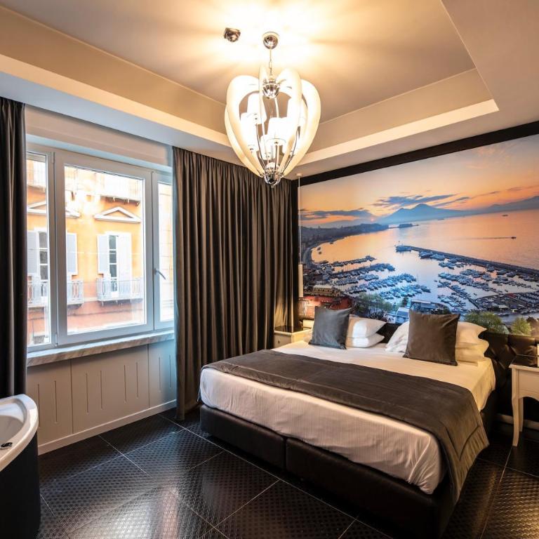 Partenope Relais - Deluxe Doppel-/Zweibettzimmer mit Whirlpool - 1