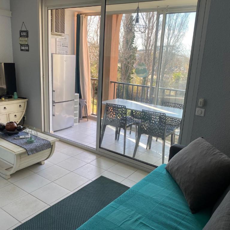 appartement T2 climatisé avec piscine secteur richelieu - Appartement 1 Chambre - 15