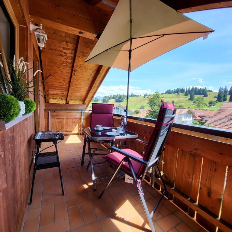 Ferienwohnung Beim Ivo - Apartment mit Blick auf die Berge - 2